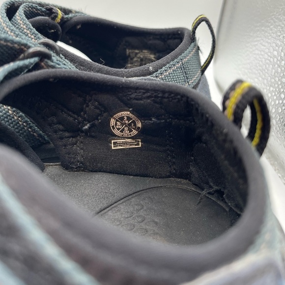 Keen Boys 3 Blue Yellow Washable Hiking Sandals Beach Outdoors Water Rocks Fun - Picture 7 of 8